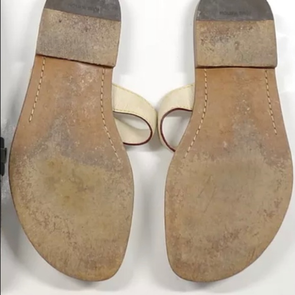 LV Louis Vuitton rare leather sandals 35 - Picture 12 of 16